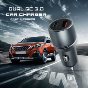 COMBAT Reliable 145W Dual-Port Super Fast Car Charger | PD 65W + 80W
