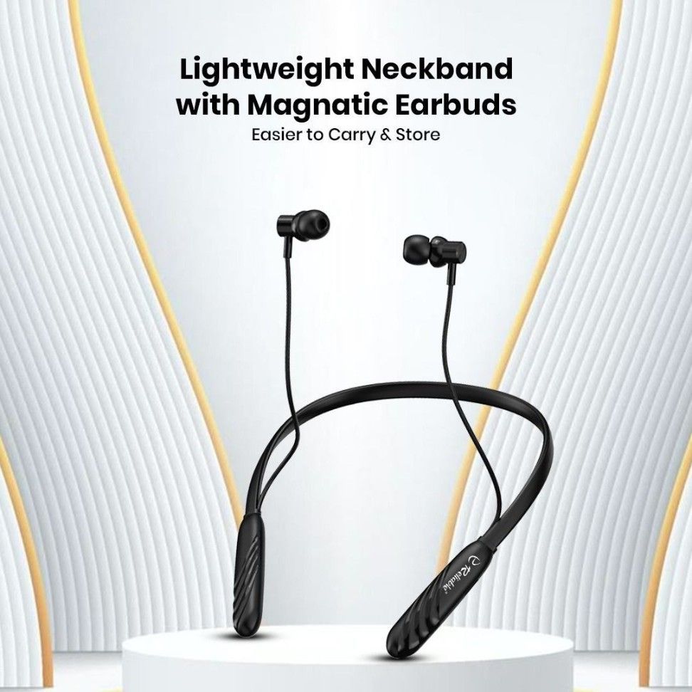 JOY Reliable Ultimate 300H Neckband | 300-Hour Battery | Deep Bass | Fast Charging | Bluetooth 5.3 | Magnetic Earbuds - Image 2