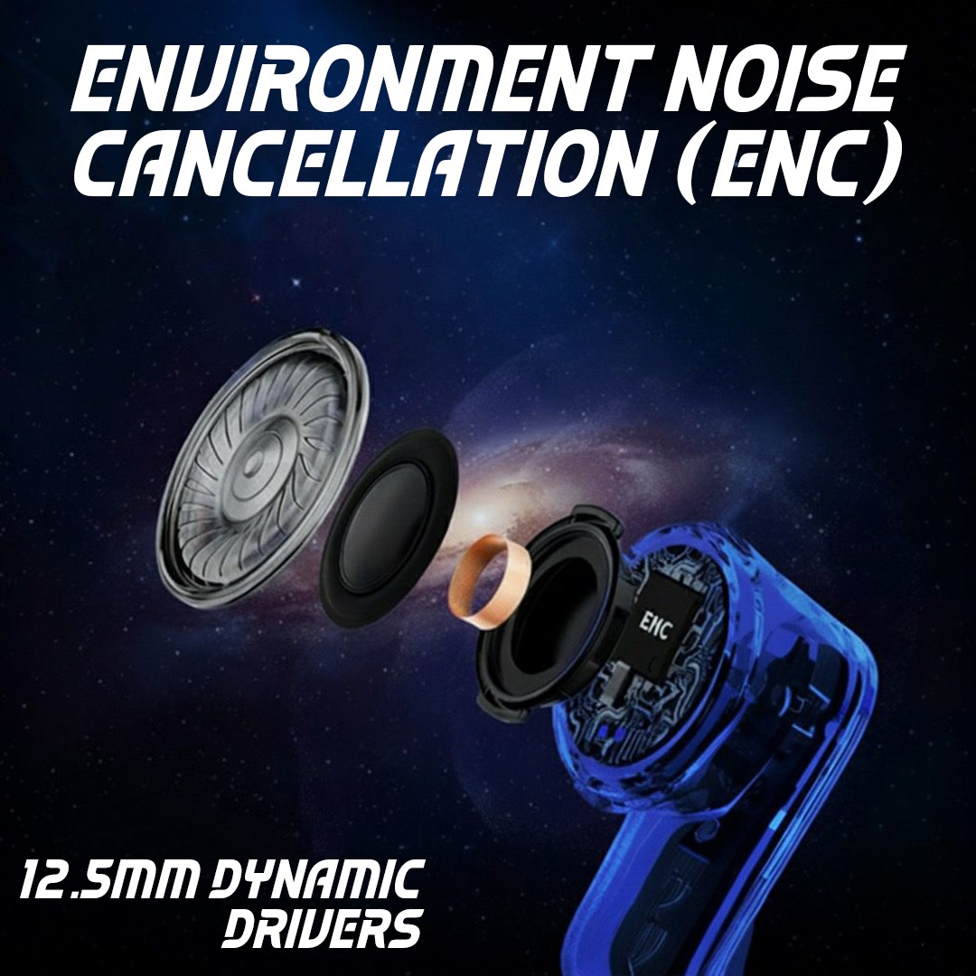 Reliable Cult ENC Earbuds | Powerful 12.5mm Drivers, Clear Calls, Bluetooth 5.4, Ergonomic Fit & Premium Sound Quality - Image 3